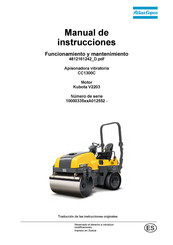 Atlas Copco CC1300C Manual De Instrucciones