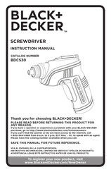 Black+Decker BDCS30 Manual De Instrucciones