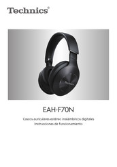 Panasonic Technics EAH-F70N Instrucciones De Funcionamiento