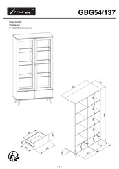 finori GBG54/137 Instrucciones De Montaje