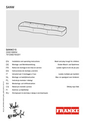 Franke SANW Serie Instrucciones De Montaje Y Servicio