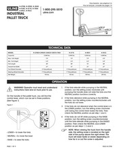 Uline H-9612 Manual