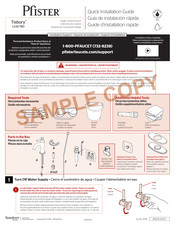 Pfister Tisbury LG42-TB0 Guía De Instalación Rápida