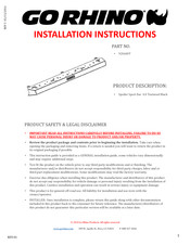 Go Rhino 920600T Instrucciones De Instalación