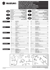 Suzuki 990E0-61M65-000 Instrucciones De Montaje