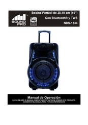 Sound Pro NDS-1534 Manual De Operación