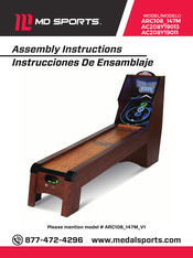 MD SPORTS AC208Y19011 Instrucciones De Ensamblaje