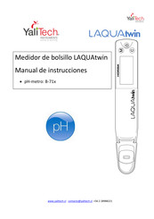 Horiba Scientific LAQUAtwin B-71x Manual De Instrucciones