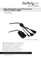 StarTech USB2SATAIDE Guia Del Usuario