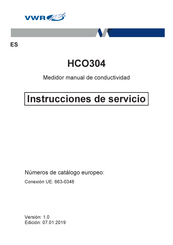 VWR HCO304 Instrucciones De Servicio