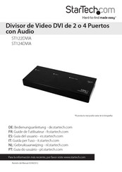 StarTech ST124DVIA Guia Del Usuario