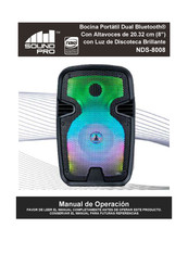 Sound Pro NDS-8008 Manual De Operación