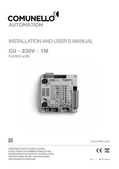 Comunello CU-230V-1M Instrucciones De Uso Y De Instalacion