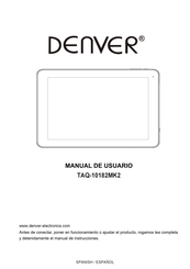 Denver TAQ-10182MK2 Manual De Usuario