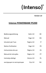 Intenso P5200 Instrucciones De Uso