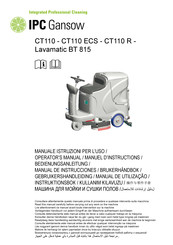 IPC Gansow CT110 BT60 Manual De Instrucciones