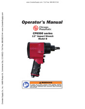 Chicago Pneumatic CP6500 B Manual De Instrucciones