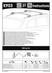 Yakima K903 Manual Del Usuario