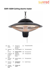 Sunred BAR-1500H Manual De Instrucciones