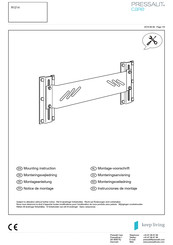 Pressalit Care R1214 Instrucciones De Montaje