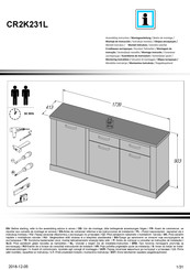 Forte CR2K231L Instrucciones De Montaje