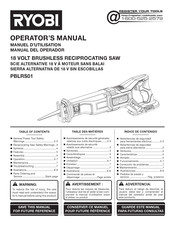 Ryobi PBLRS01 Manual Del Operador