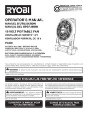 Ryobi P3300 Manual Del Operador