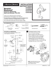 American Standard Berwick TU430508 Instrucciones De Instalación