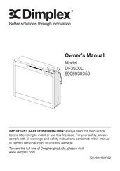 Dimplex DF2600L Manual De Instrucciones