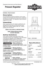 Campbell Hausfeld PA210100AV Manual De Instrucciones De Operación Y Lista De Partes