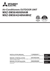 Mitsubishi Electric MXZ-SM36NAMHZ Manual De Instalación