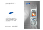 Samsung SGH-E800 Manual Del Usuario