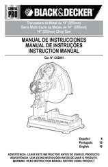 Black and Decker PRO CS2001 Manual De Instrucciones