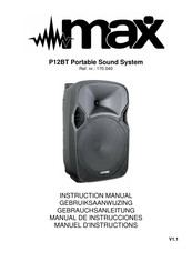 Max P12BT Manual De Instrucciones