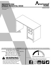 Ameriwood HOME 9833337COM Manual De Instrucciones