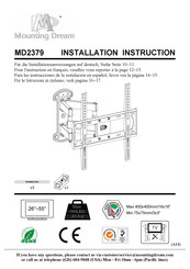 Mounting Dream MD2379 Manual De Instrucciones