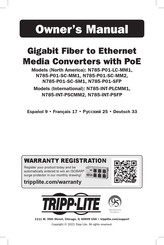 Eaton Tripp-Lite N785-P01-SFP Manual Del Propietário