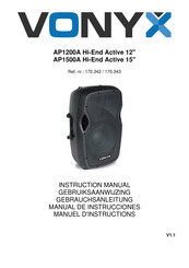 Vonyx 170.342 Manual De Instrucciones