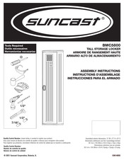 Suncast BMC5800 Instrucciones Para El Armado