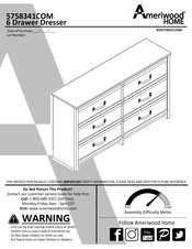 Ameriwood HOME 5758341COM Manual De Instrucciones