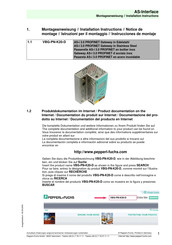 Pepperl+Fuchs VBG-PN-K20-D Instrucciones De Montaje