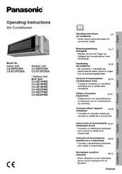 Panasonic CU-E9PD3EA Manual De Instrucciones