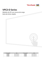 ViewSonic VPC25-W53-O1 Guia De Inicio Rapido