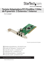 StarTech PCI1394MP Manual De Instrucciones