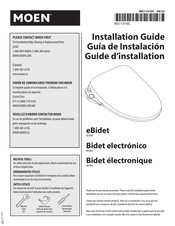 Moen EB1000 Guia De Instalacion