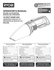 Ryobi PCL704 Manual Del Operador