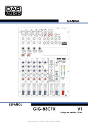 DAP Audio D2282 Manual