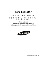 Samsung SGH-c417 Serie Manual Del Usuario