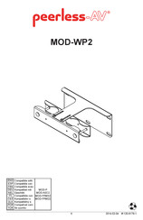 peerless-AV MOD-WP2 Manual Del Usuario