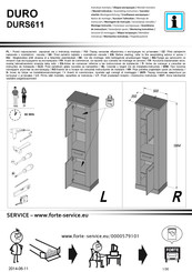 Forte DURO DURS611 Instrucciones De Montaje